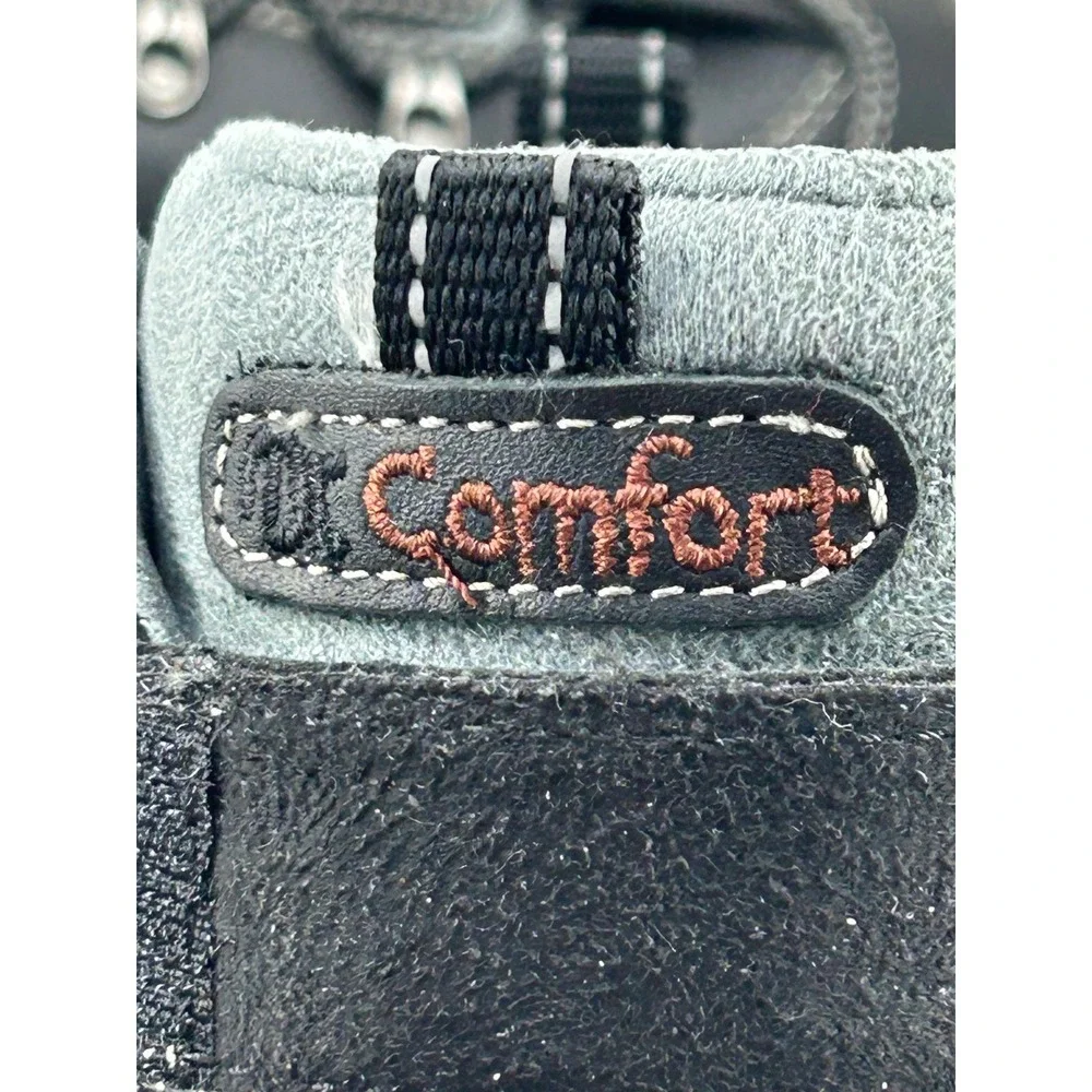 Dr. Comfort‎ Ranger 9410 Men Black Leather Hiking Boots Size 10M Therapeutic